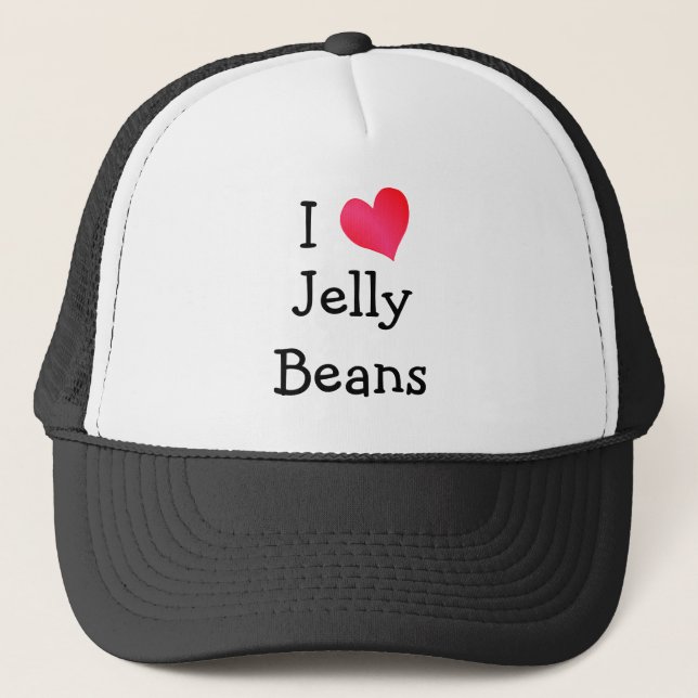 Casquette J'Aime Les Haricots De Jelly (Devant)