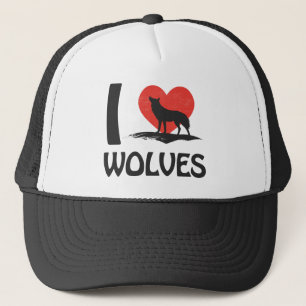 Casquette J'aime les loups