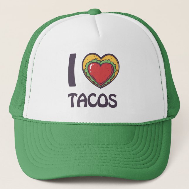 Casquette J'aime les Tacos (Devant)
