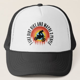 CASQUETTE J'AIME LES VÉLOS TOUT-TERRAIN ET PEUT-ÊTRE 3 PERSO