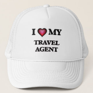 Casquette J'aime mon agent de voyage