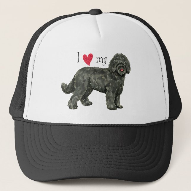 Casquette J'aime mon Barbet (Devant)