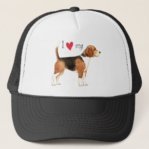 Casquette J'aime mon beagle