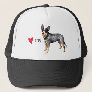 Casquette J'aime mon chien de bétail australien