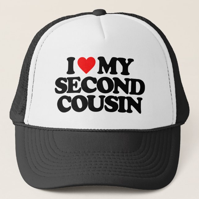 CASQUETTE J'AIME MON DEUXIÈME COUSIN (Devant)