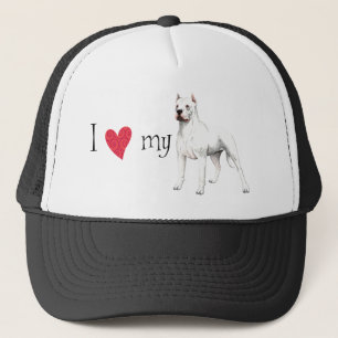Casquette J'aime mon Dogo Argentino
