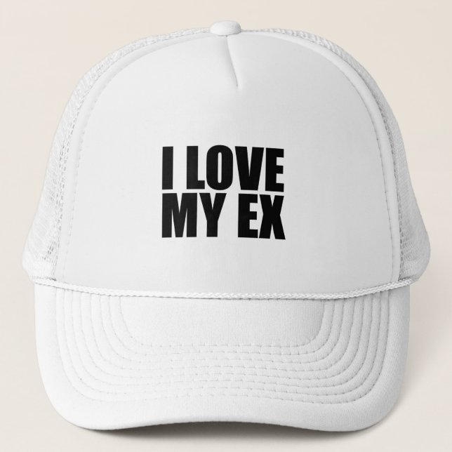 Casquette J'aime mon ex (Devant)