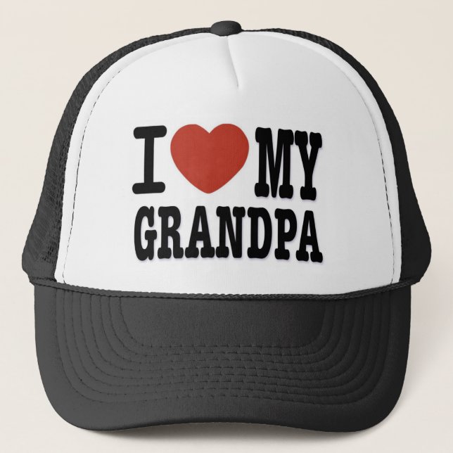 CASQUETTE J'AIME MON GRAND-PAPA (Devant)
