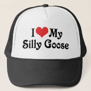Casquette J'aime mon oie idiote