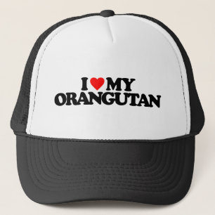 CASQUETTE J'AIME MON ORANGUTAN