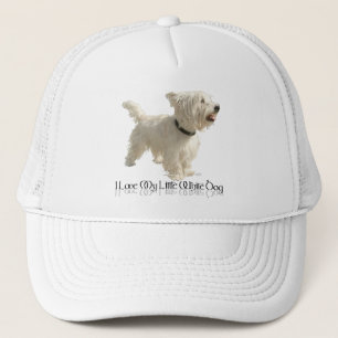 Casquette J'aime mon petit chien blanc - Westie
