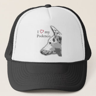 Casquette j'aime mon podenco