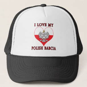 Casquette J'Aime Mon Polonais Babcia