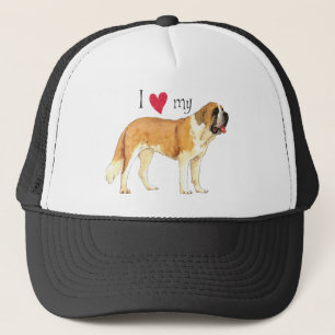 Casquette J'aime mon St Bernard