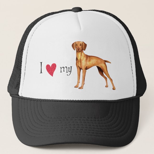 Casquette J'aime mon Vizsla (Devant)