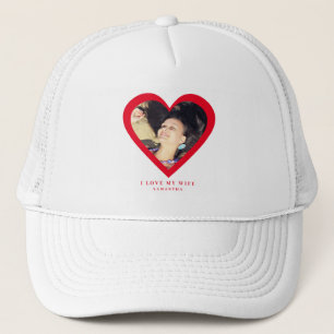 Casquette J'aime My Wife Photo personnalisée