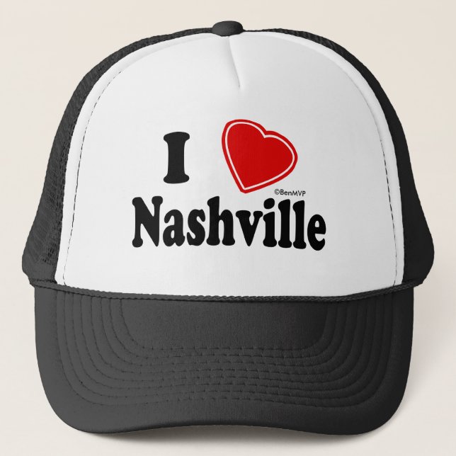 Casquette J'aime Nashville (Devant)