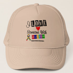 Casquette J'aime quelqu'un avec l'autisme