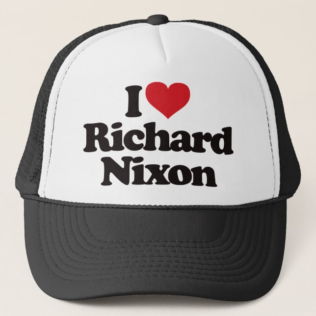 Casquette J'aime Richard Nixon (Devant)