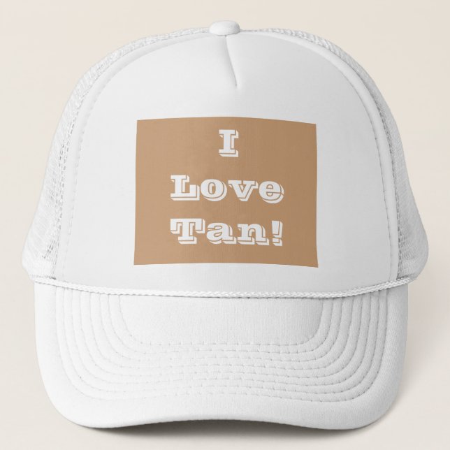 Casquette J'Aime Tan (Devant)