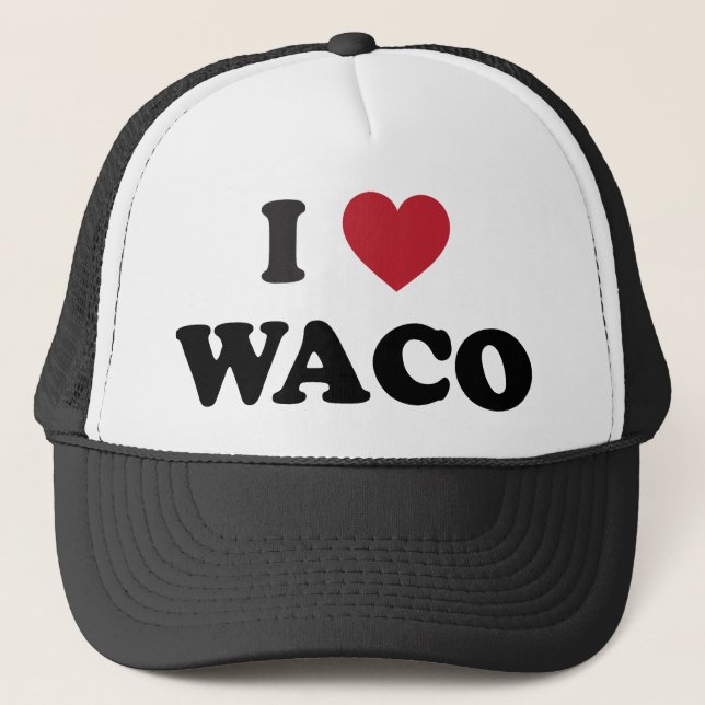 Casquette J'aime Waco le Texas (Devant)