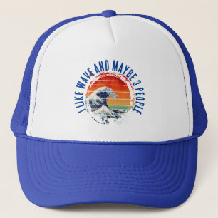 CASQUETTE J'AIME WAVE ET PEUT-ÊTRE 3 PERSONNES