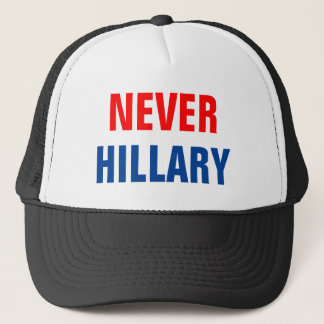 Casquette JAMAIS HILLARY personnalisable pour le président