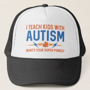 Casquette J'Apprends Aux Enfants L'Autisme