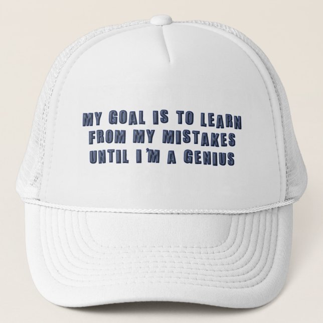 Casquette J'Apprends De Mes Erreurs (Devant)