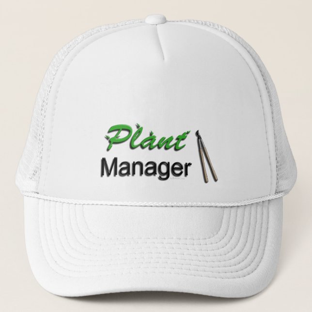 Casquette Jardin de directeur d'installation (Devant)