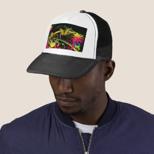 Casquette Jardin magique avec papillons Trucker Chapeau