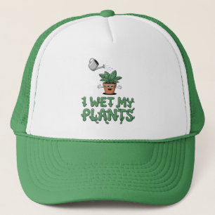 Casquette J'arrose mes plantes - Création de jardinage amusa