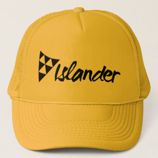 Casquette jaune de camionneur d'insulaire