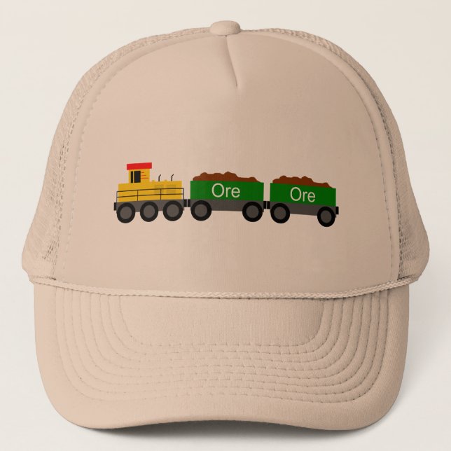Casquette Jaune du train (Devant)
