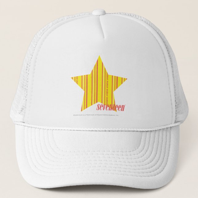 Casquette Jaune mince 4 de rayures (Devant)