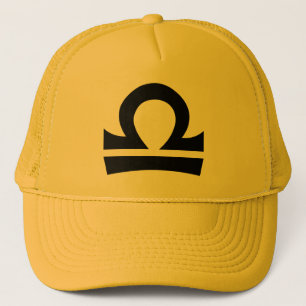 Casquette jaune or Libra