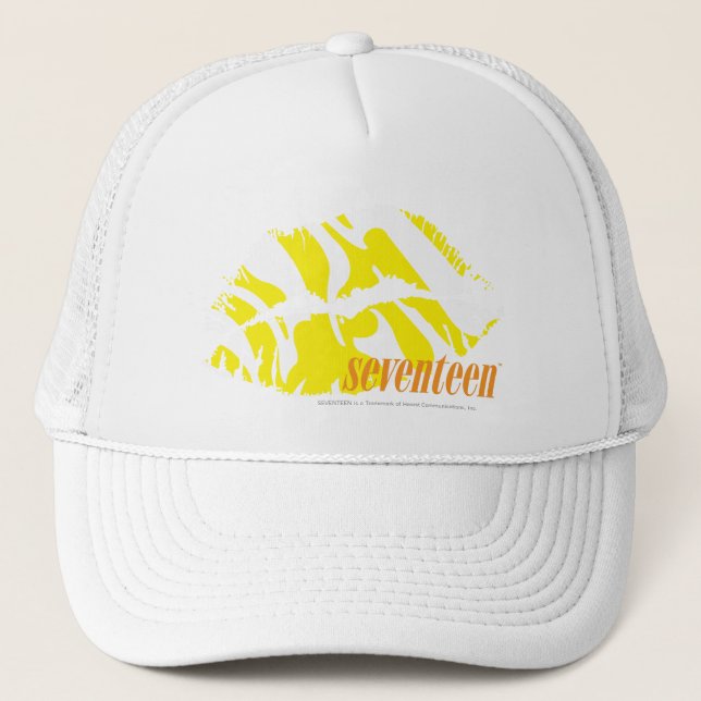 Casquette Jaune zèbre (Devant)