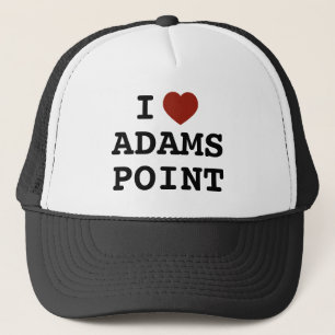 Casquette Je adore le chapeau de camionneur Adams Point