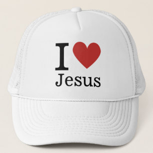 Casquette Je ❤️ Aime Jésus PERSONNALISABLE