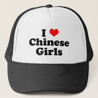 Casquette Je Coeur les filles chinoises
