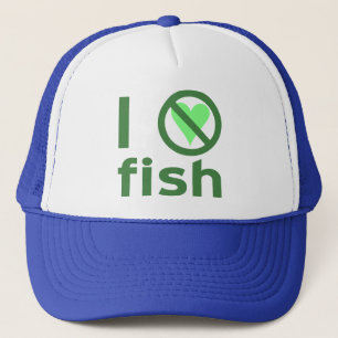 Casquette Je déteste le poisson