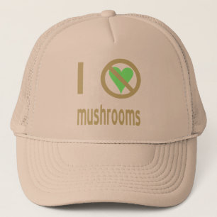 Casquette Je déteste les champignons Pas d'amour