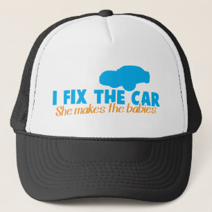 Casquette Je fixe la voiture qu'elle fait