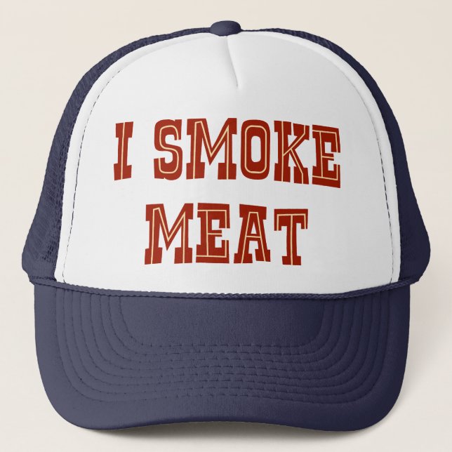 Casquette Je fume la viande (Devant)