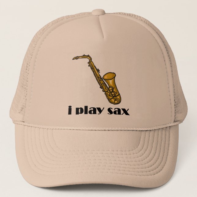 Casquette Je Joue Au Sax (Devant)