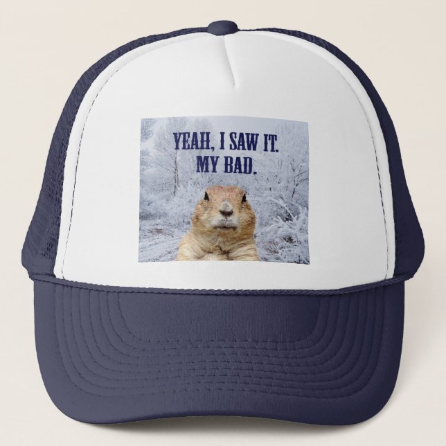 Casquette Je L'Ai Vu Jour De La Marmotte (Devant)