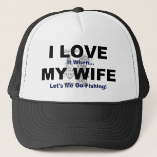 Casquette JE L'AIME quand MON ÉPOUSE me laisse partir pêch