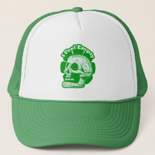 Casquette Je me sens vide - vert et blanc