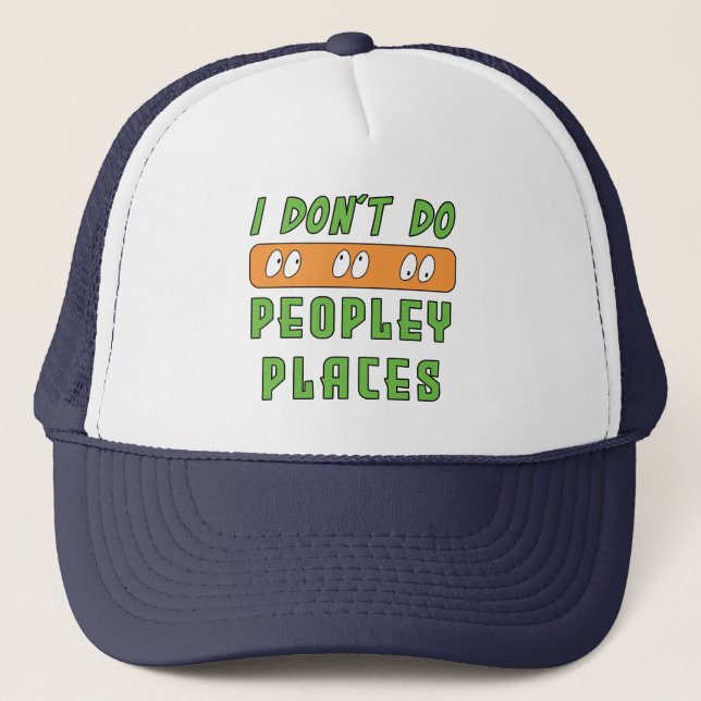 Casquette Je ne fais pas Peopley Places (Devant)