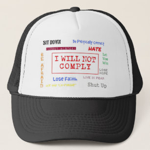 Casquette Je ne me conformerai pas ligne